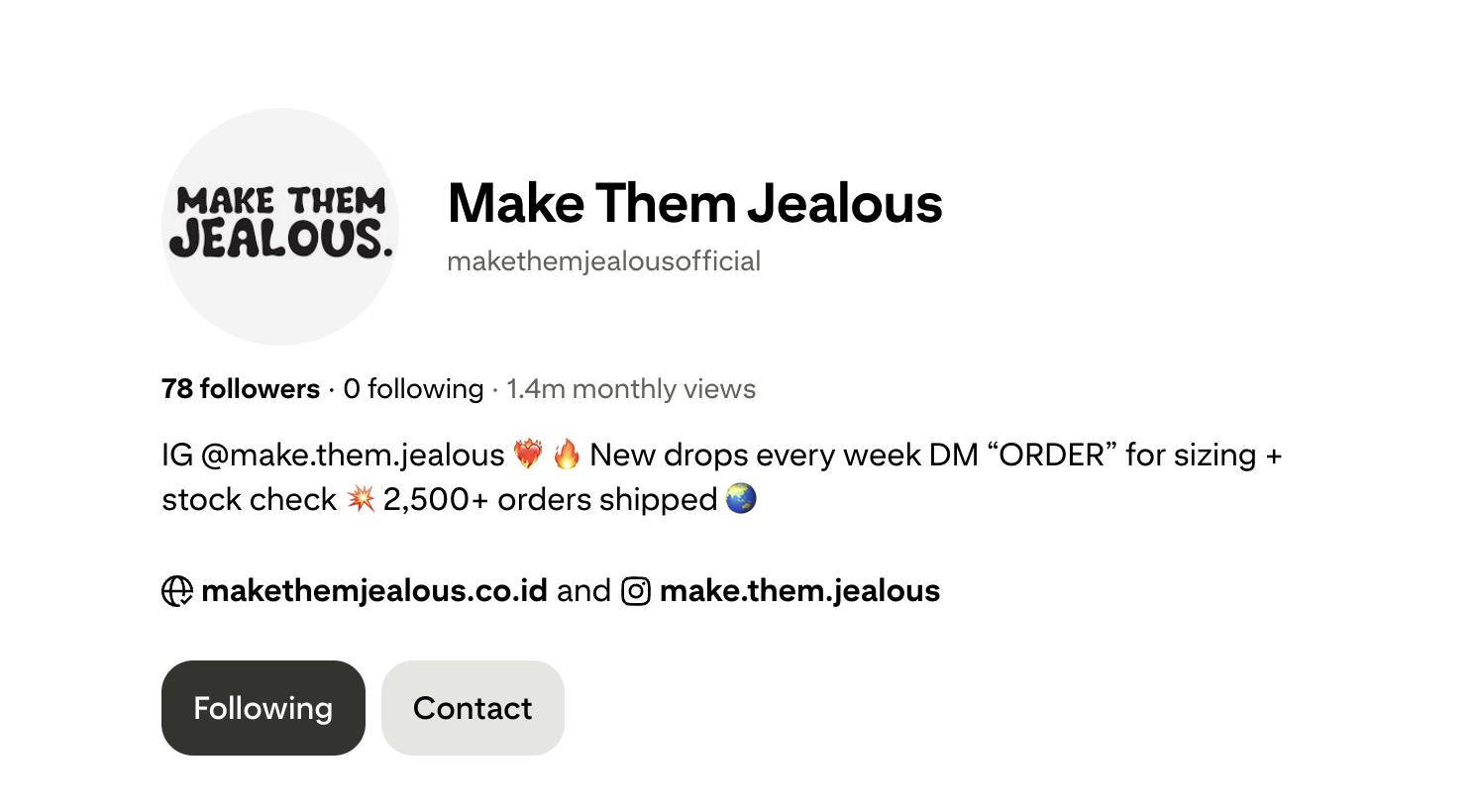 Make Them Jealous on Pinterest — 1.4M monthly views